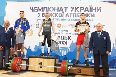Білоцерківський атлет завоював "срібло" на Чемпіонаті України з важкої атлетики